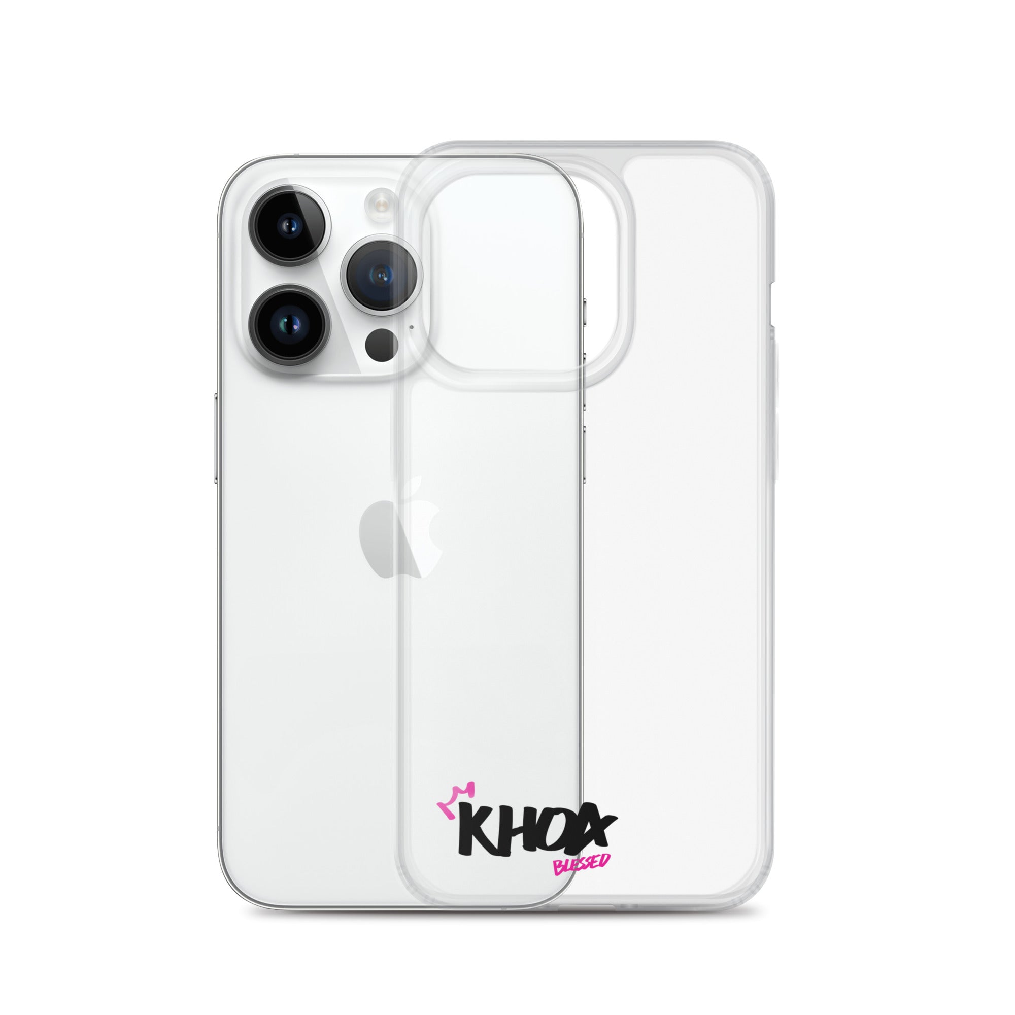 Clear iPhone Case - Khoa Blessed