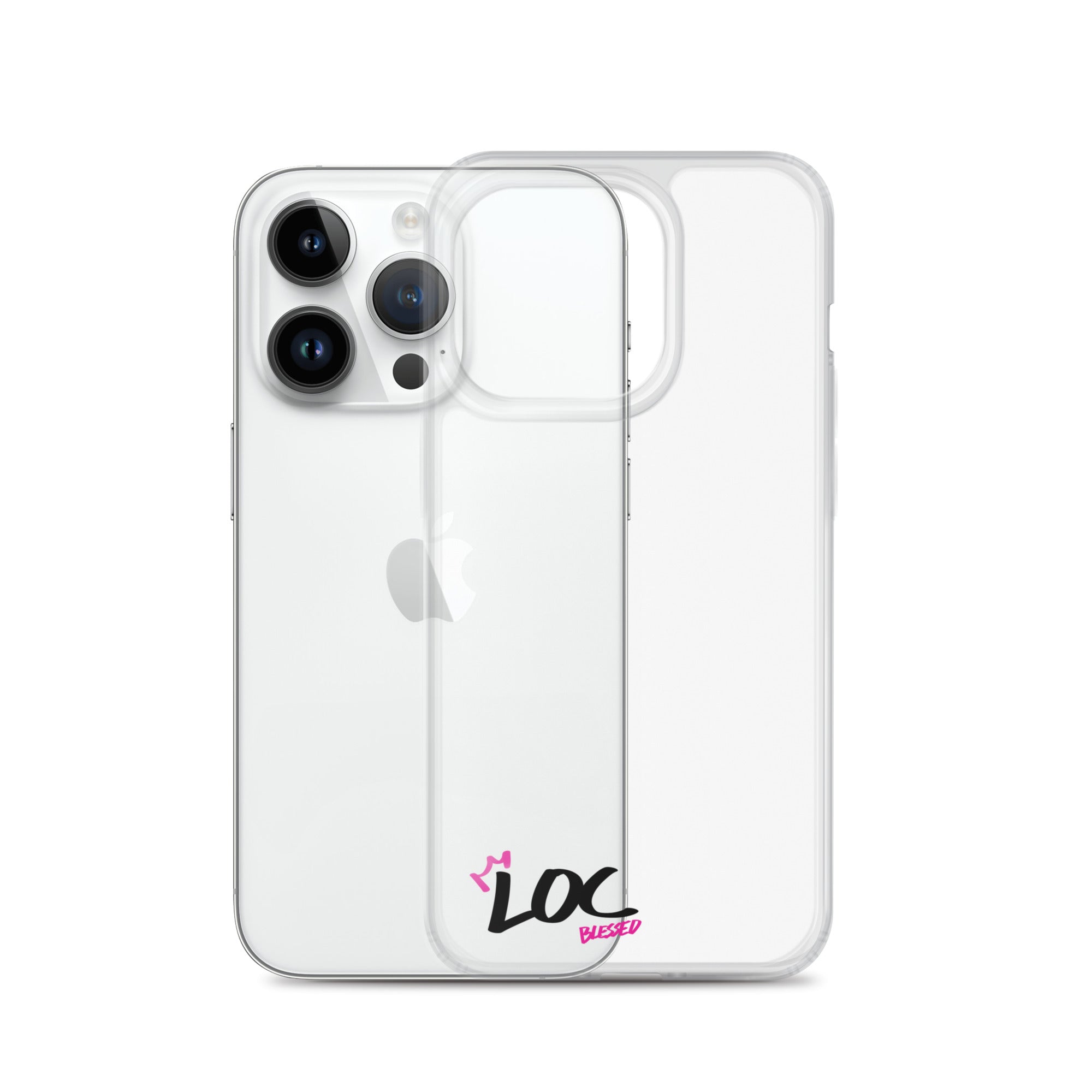 Clear iPhone Case - Loc Blessed