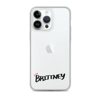 Clear iPhone Case - Brittney