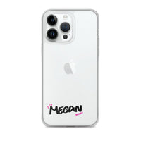 Clear iPhone Case - Megan Blessed