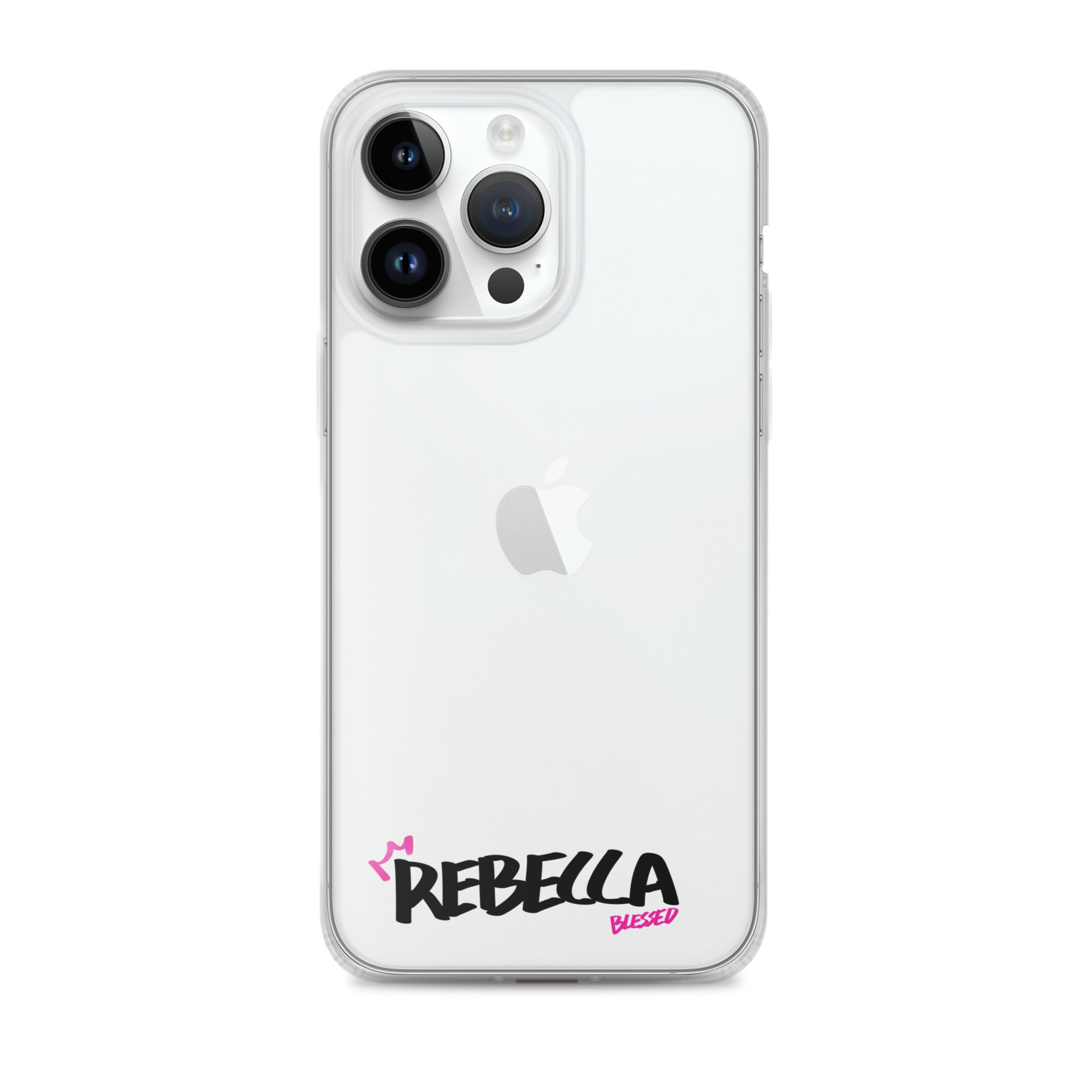 Clear iPhone Case - Rebecca Blessed