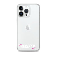 Clear iPhone Case - Rebecca Blessed