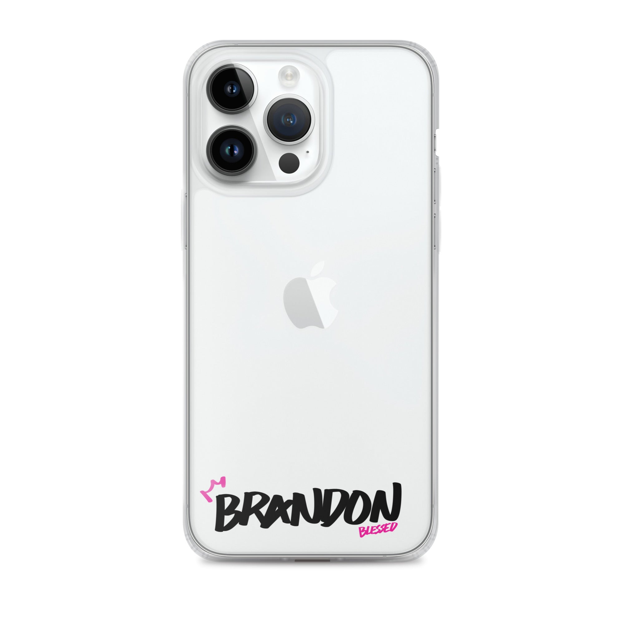 Clear iPhone Case - Brandon Blessed