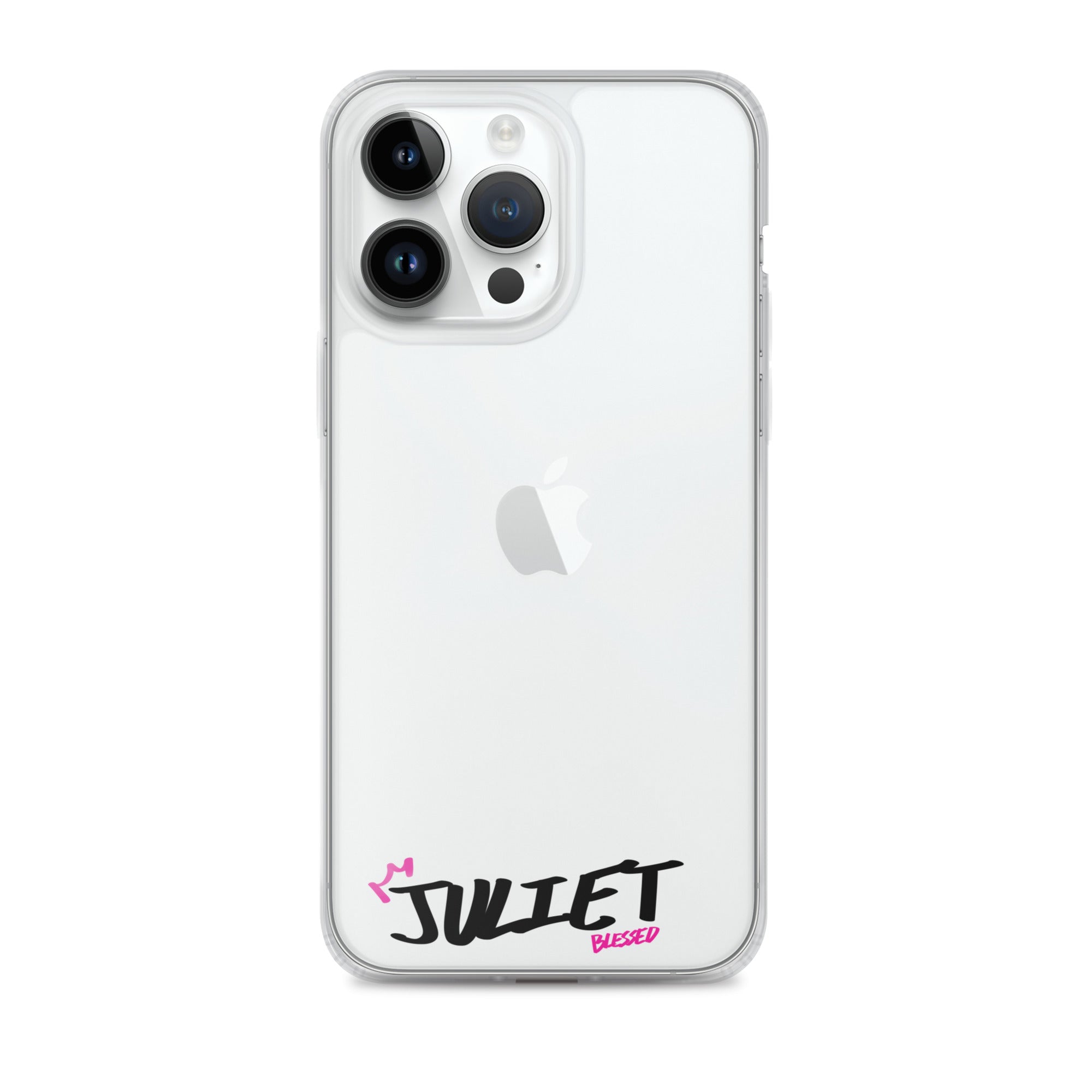 Clear iPhone Case - Juliet Blessed