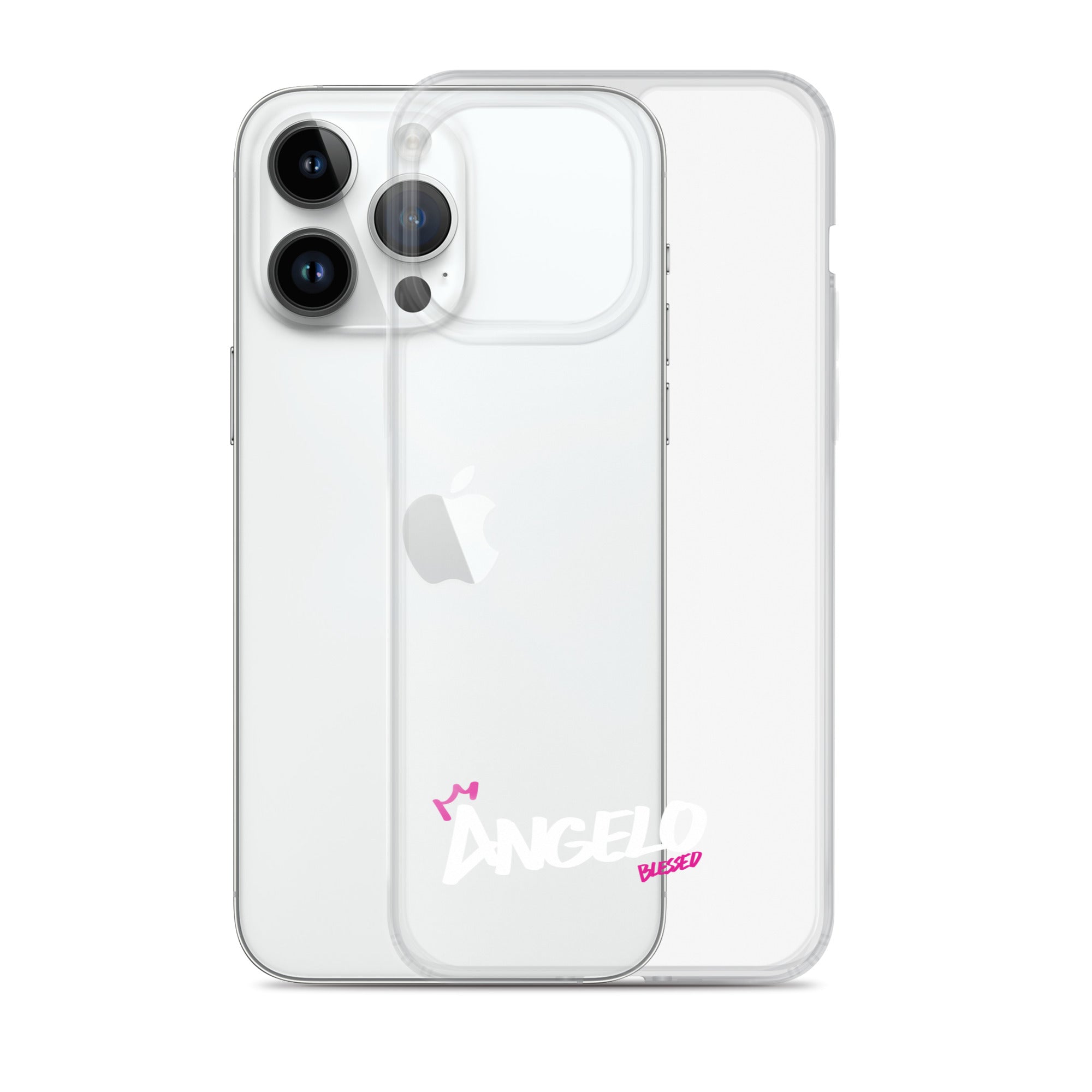 Clear iPhone Case - Angelo Blessed