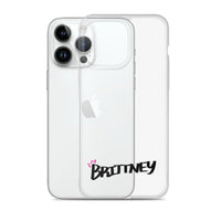 Clear iPhone Case - Brittney