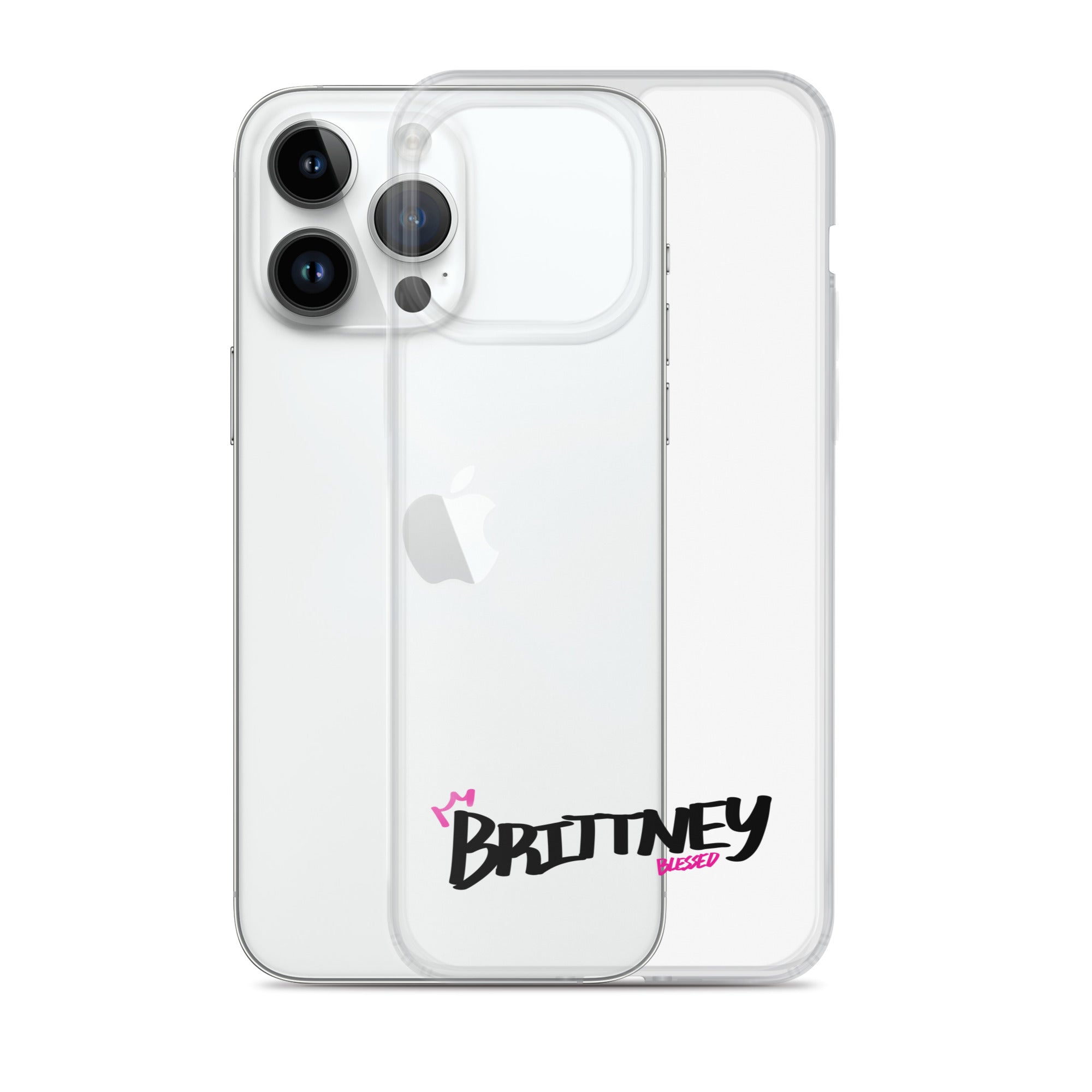 Clear iPhone Case - Brittney Blessed