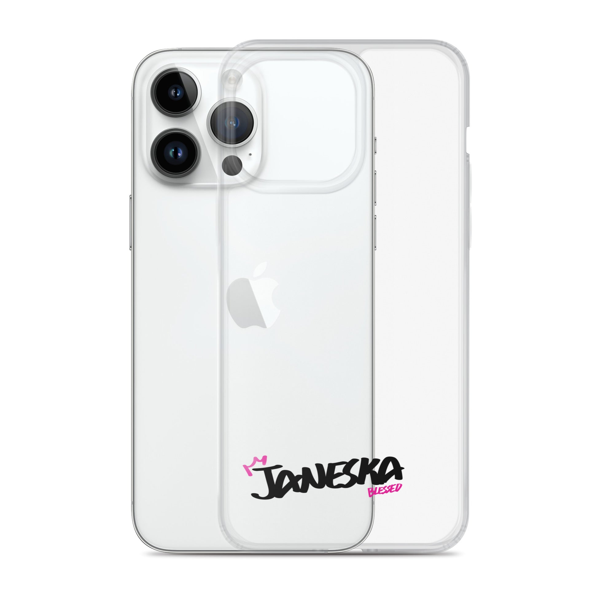 Clear iPhone Case - Janeska Blessed