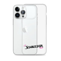 Clear iPhone Case - Jennifer Blessed