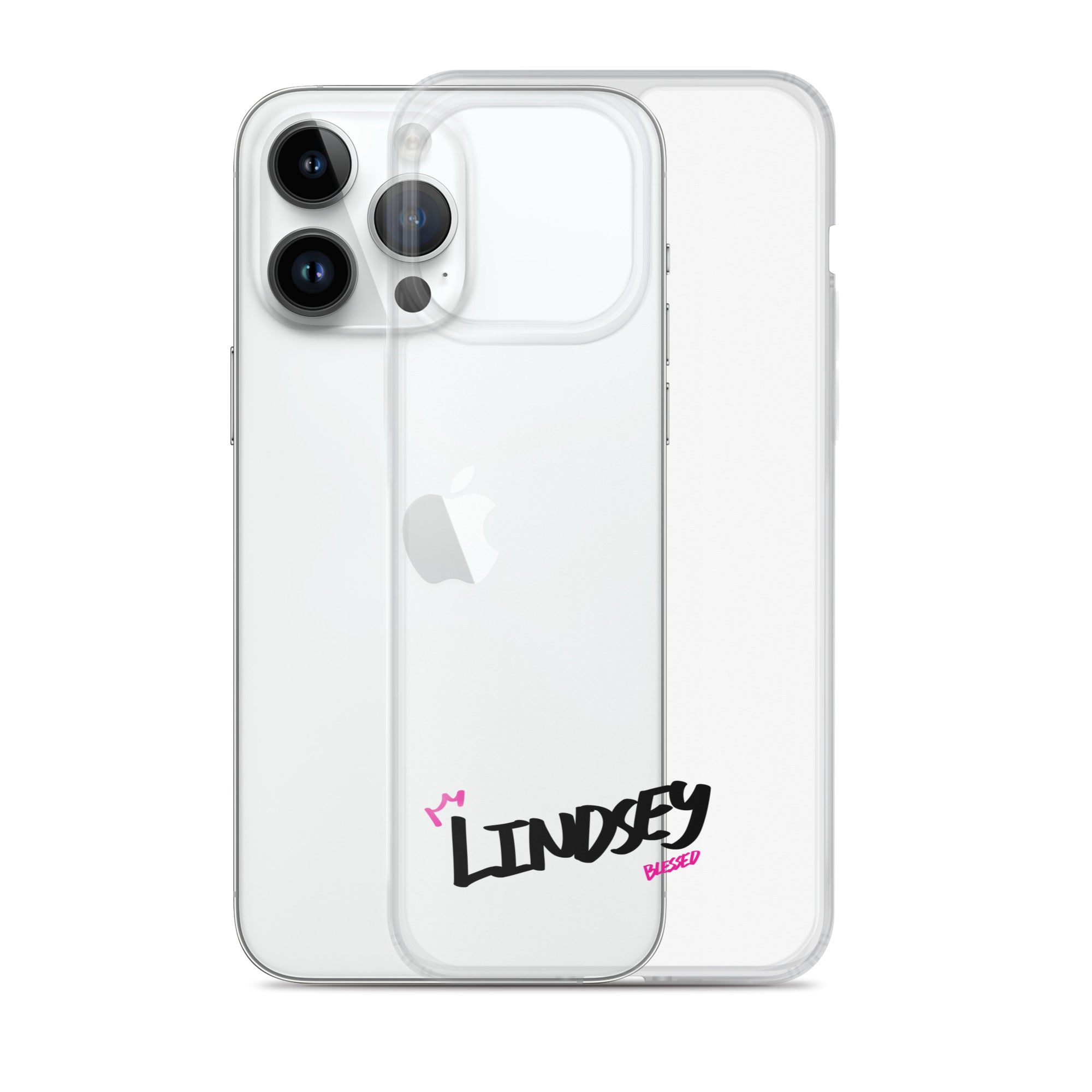 Clear iPhone Case - Lindsey Blessed