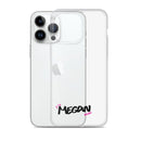 Clear iPhone Case - Megan Blessed