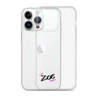 Clear iPhone Case - Zoe Blessed