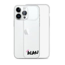 Clear iPhone Case Black Text - Alan