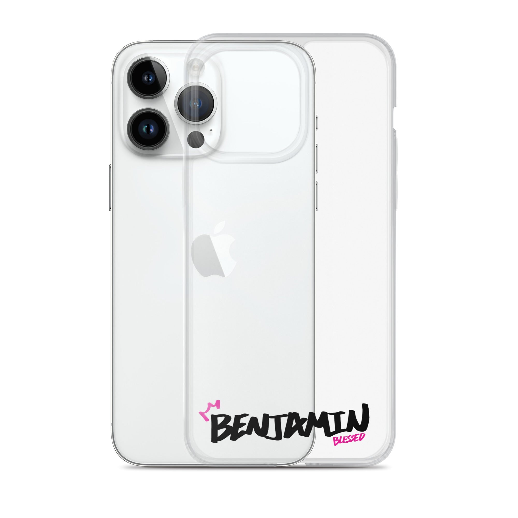 Clear iPhone Case - Benjamin Blessed