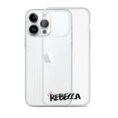 Clear iPhone Case - Rebecca