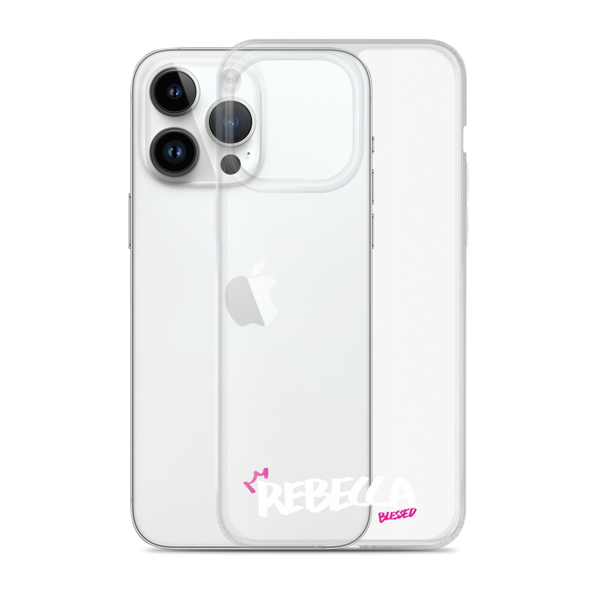 Clear iPhone Case - Rebecca Blessed