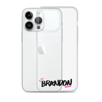 Clear iPhone Case - Brandon Blessed