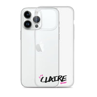 Clear iPhone Case - Claire Blessed