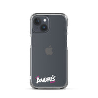 Clear iPhone Case - Andres Blessed