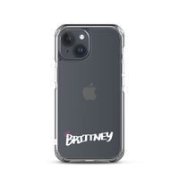 Clear iPhone Case - Brittney