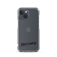 Clear iPhone Case - Brittney Blessed