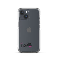 Clear iPhone Case - Carol Blessed