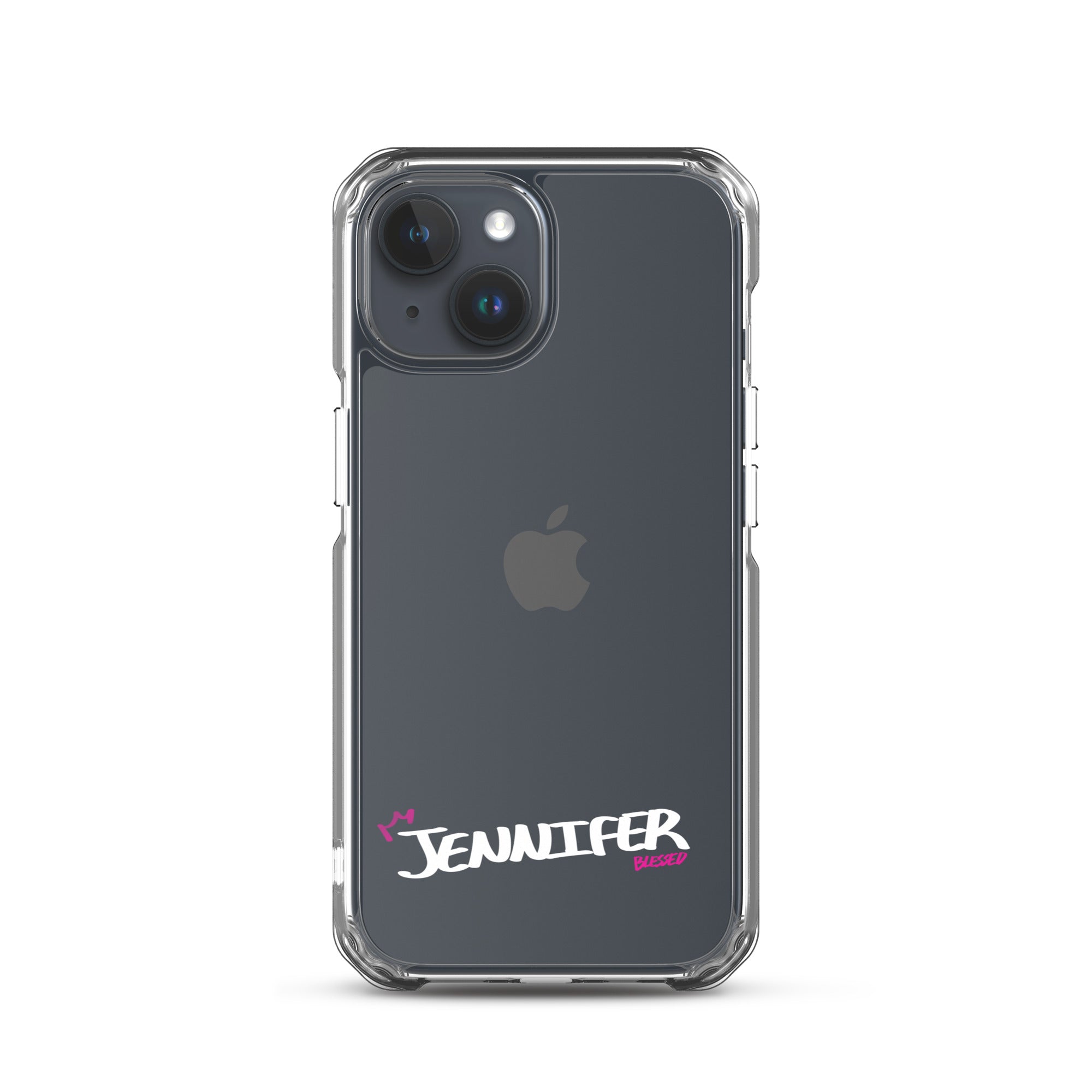 Clear iPhone Case - Jennifer Blessed