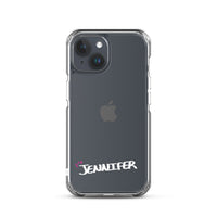 Clear iPhone Case - Jennifer