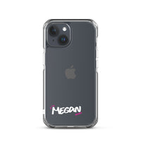 Clear iPhone Case - Megan Blessed