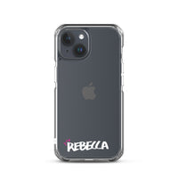 Clear iPhone Case - Rebecca