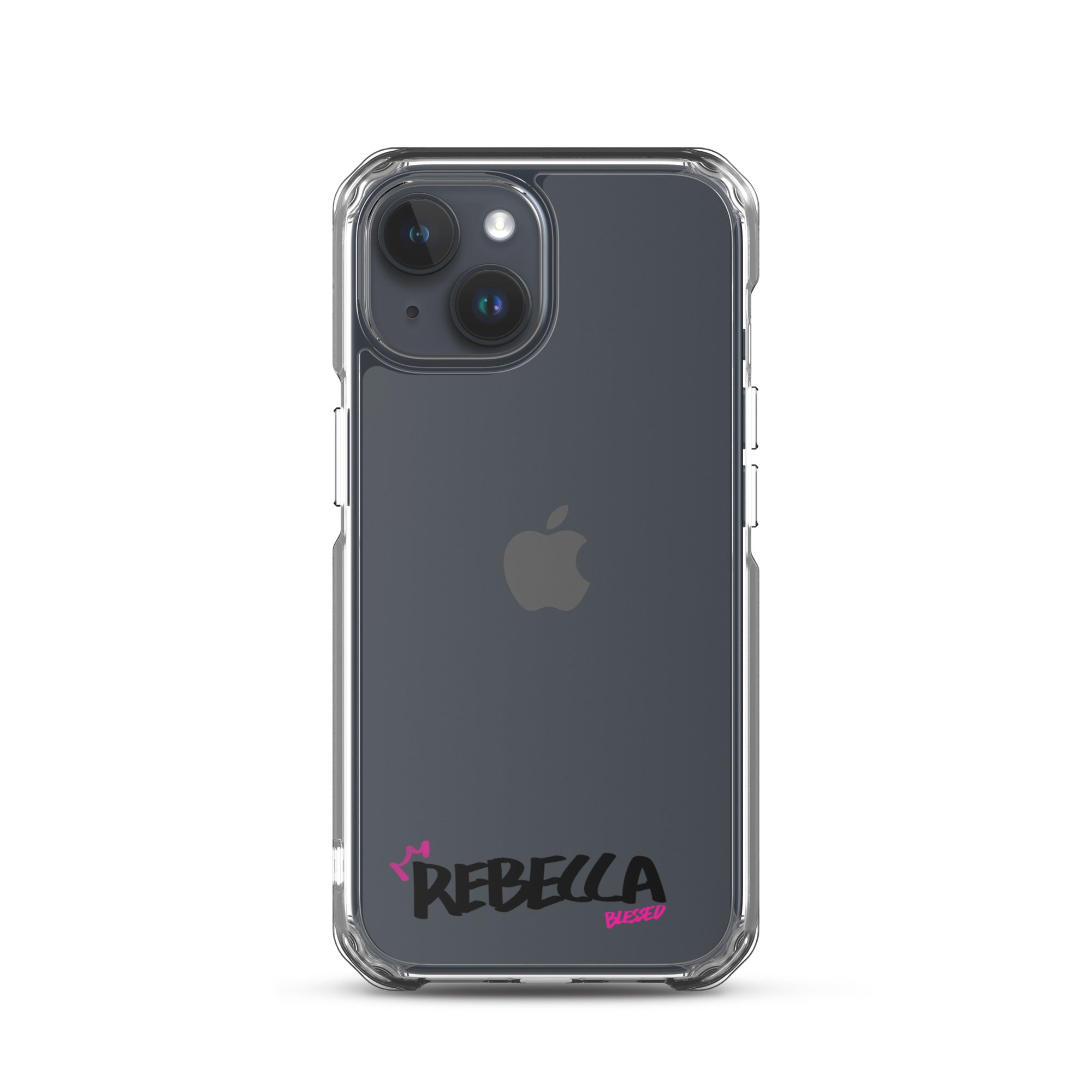 Clear iPhone Case - Rebecca Blessed