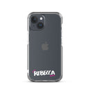 Clear iPhone Case - Rebecca Blessed