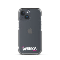 Clear iPhone Case - Rebecca Blessed