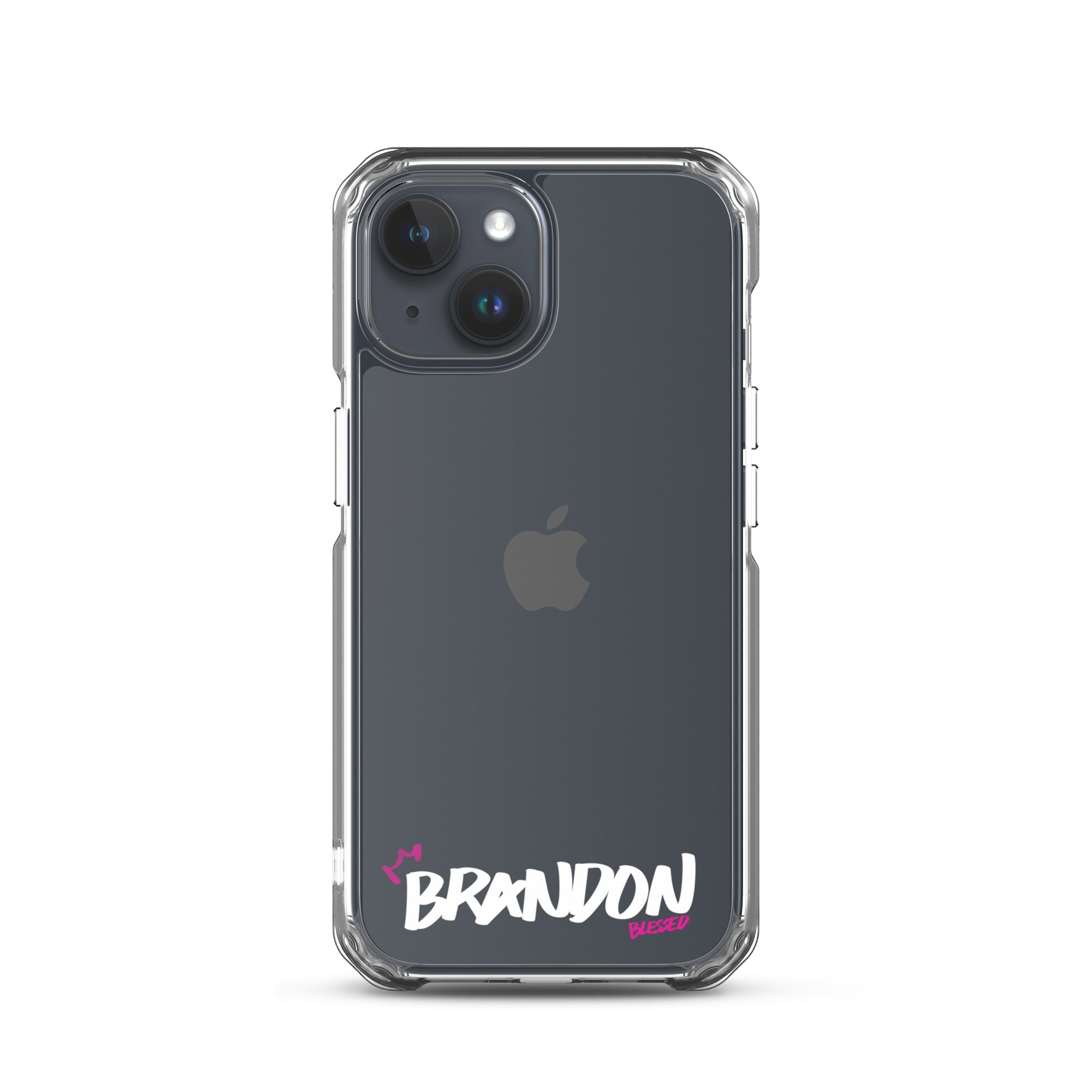 Clear iPhone Case - Brandon Blessed