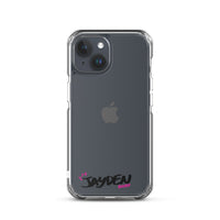 Clear iPhone Case - Jayden Blessed