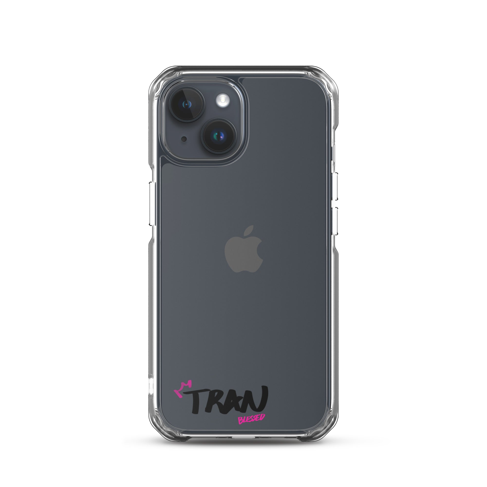 Clear iPhone Case - Tran Blessed