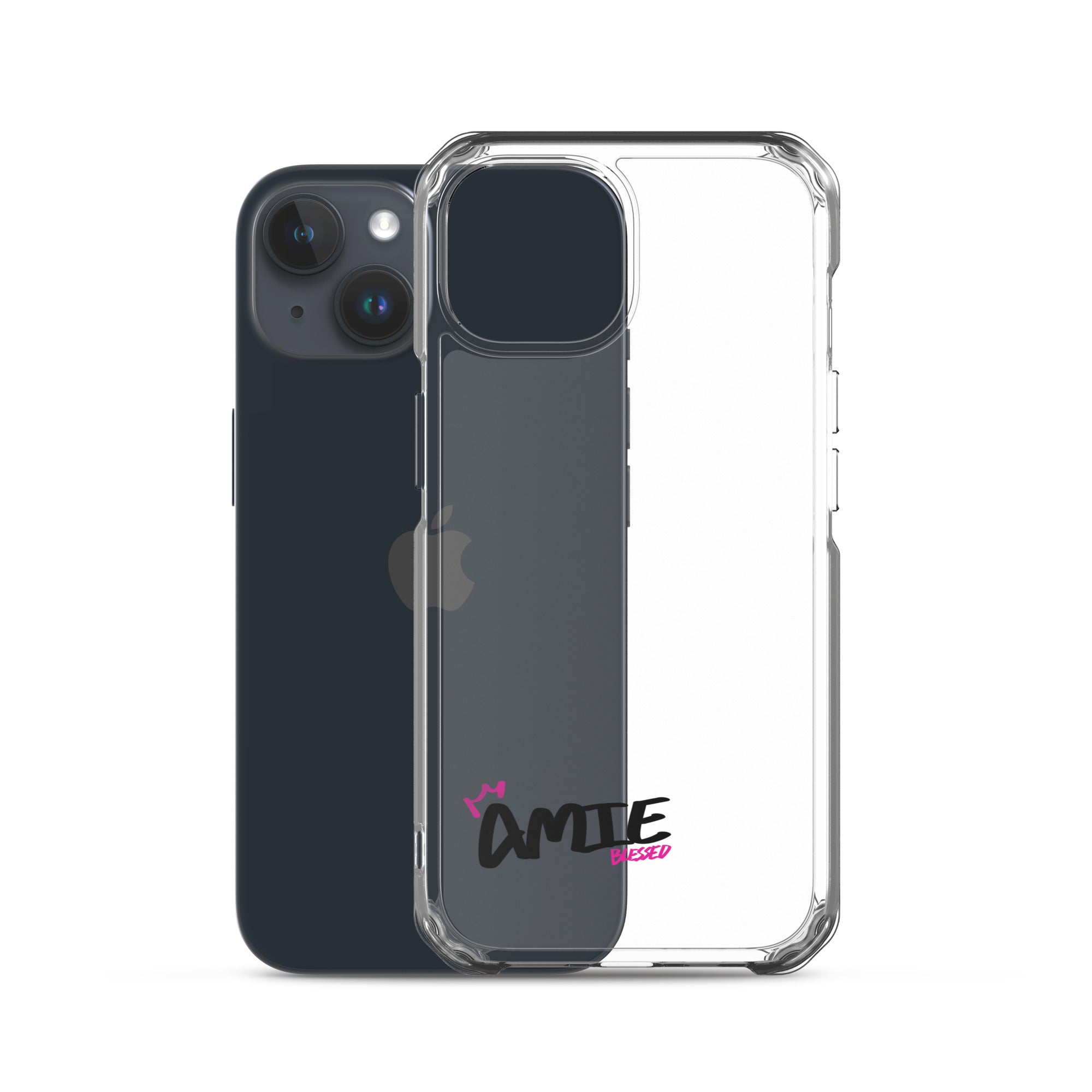 Clear iPhone Case - Amie Blessed