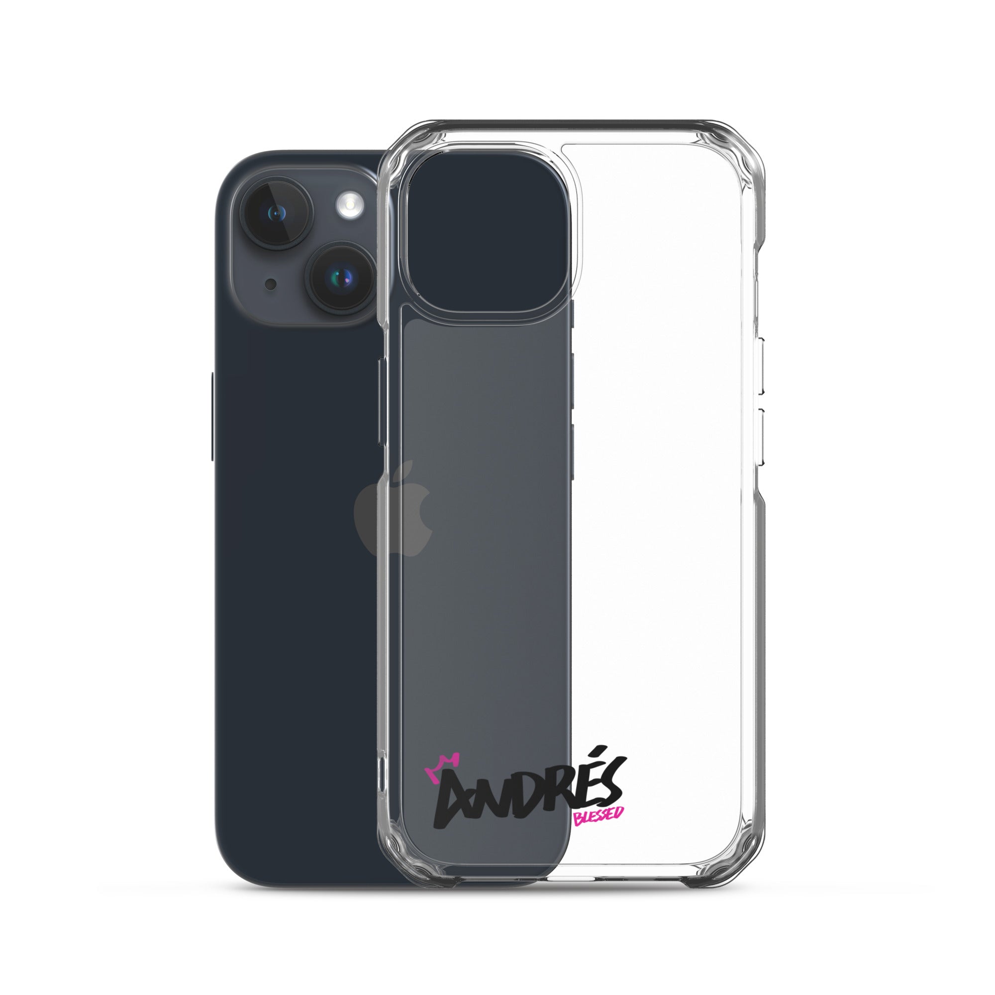 Clear iPhone Case - Andres Blessed