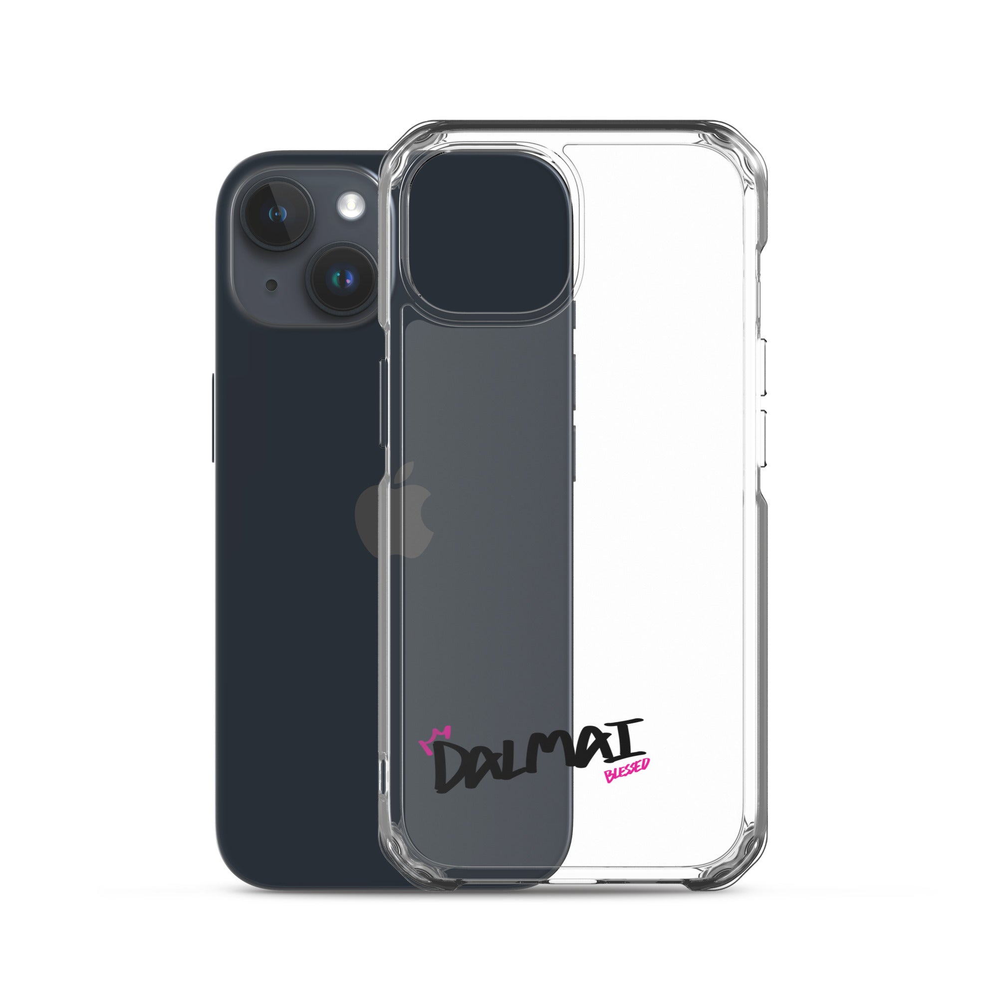 Clear iPhone Case - Dalmai Blessed