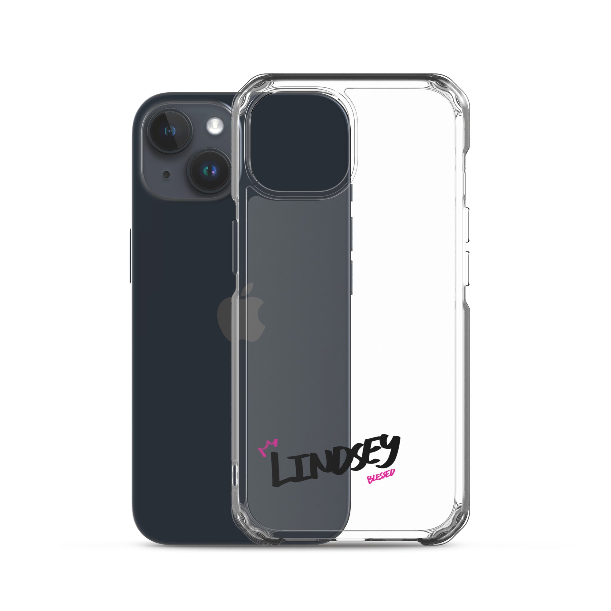 Clear iPhone Case - Lindsey Blessed