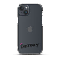 Clear iPhone Case - Brittney