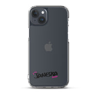 Clear iPhone Case - Janeska Blessed