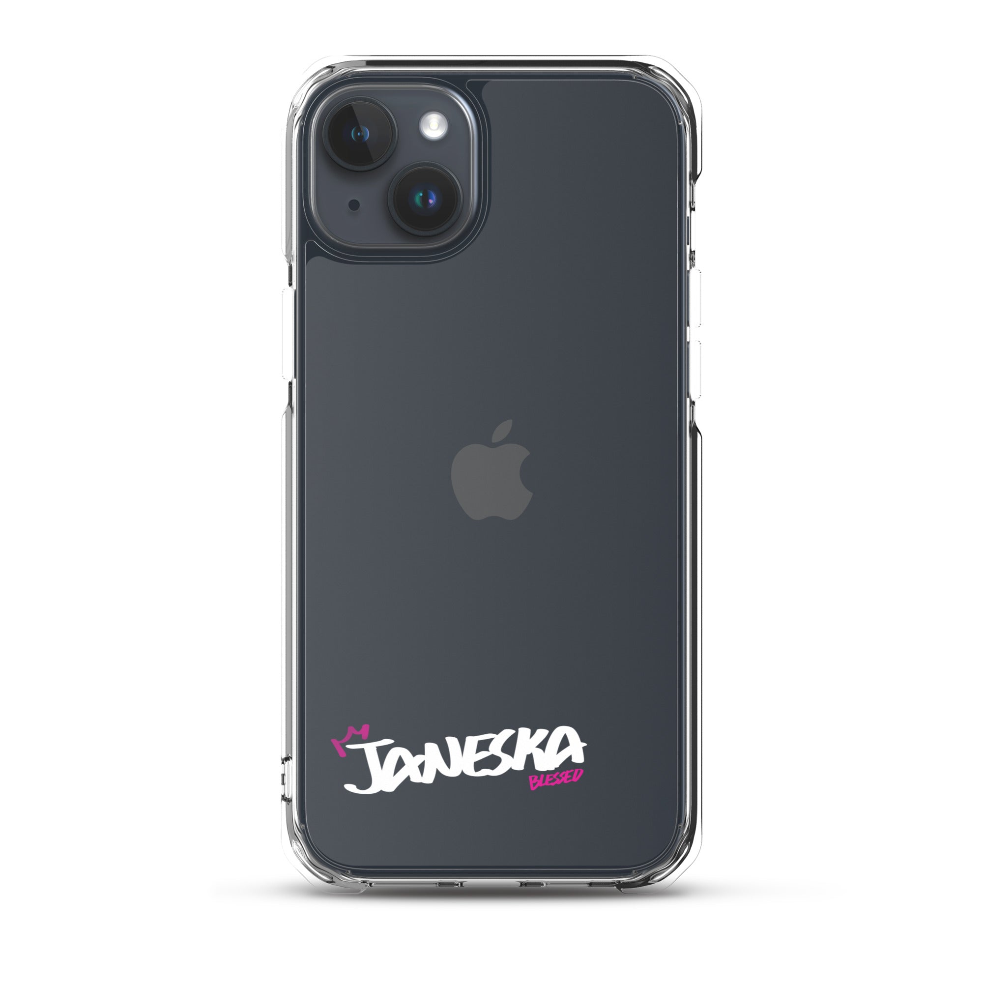 Clear iPhone Case - Janeska Blessed