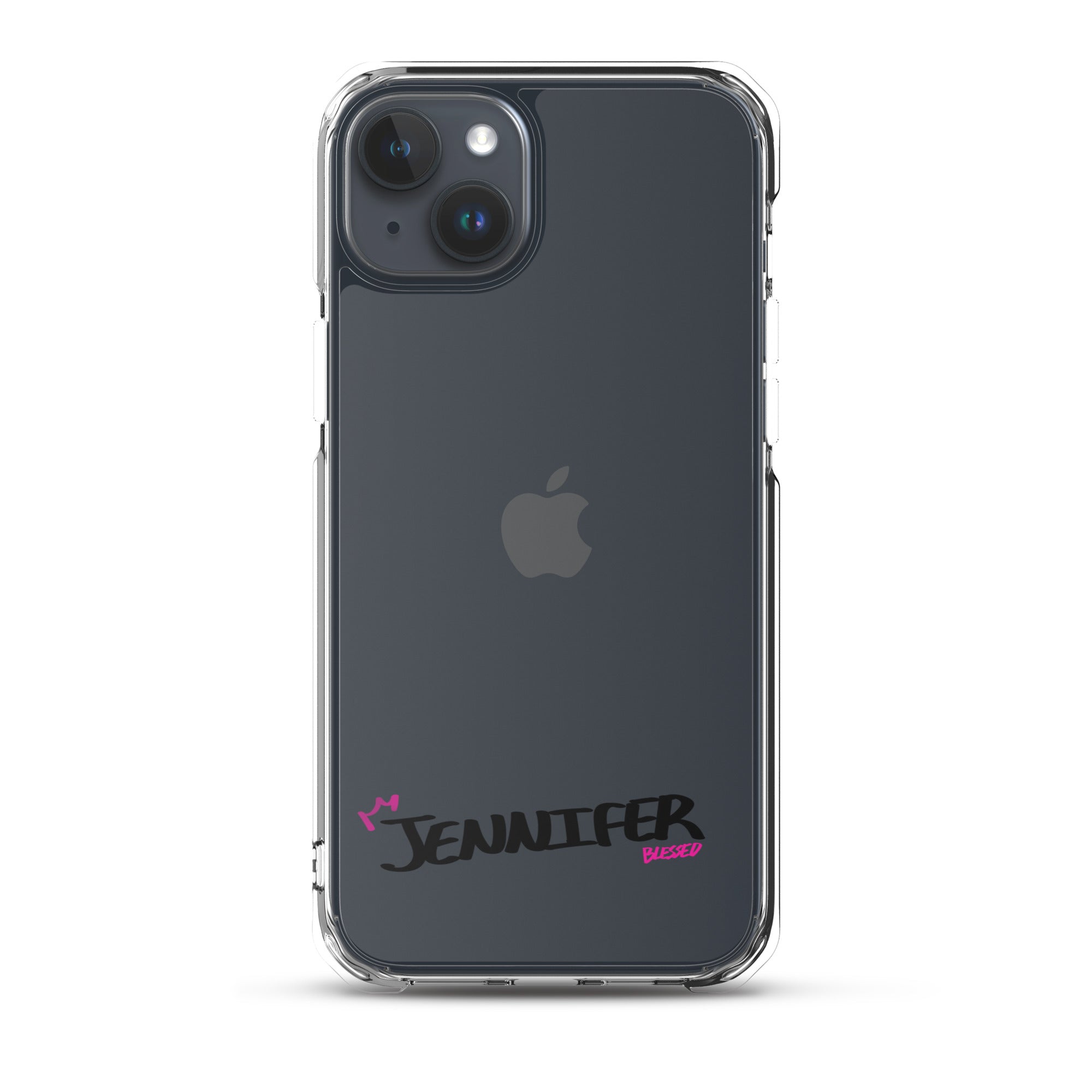 Clear iPhone Case - Jennifer Blessed