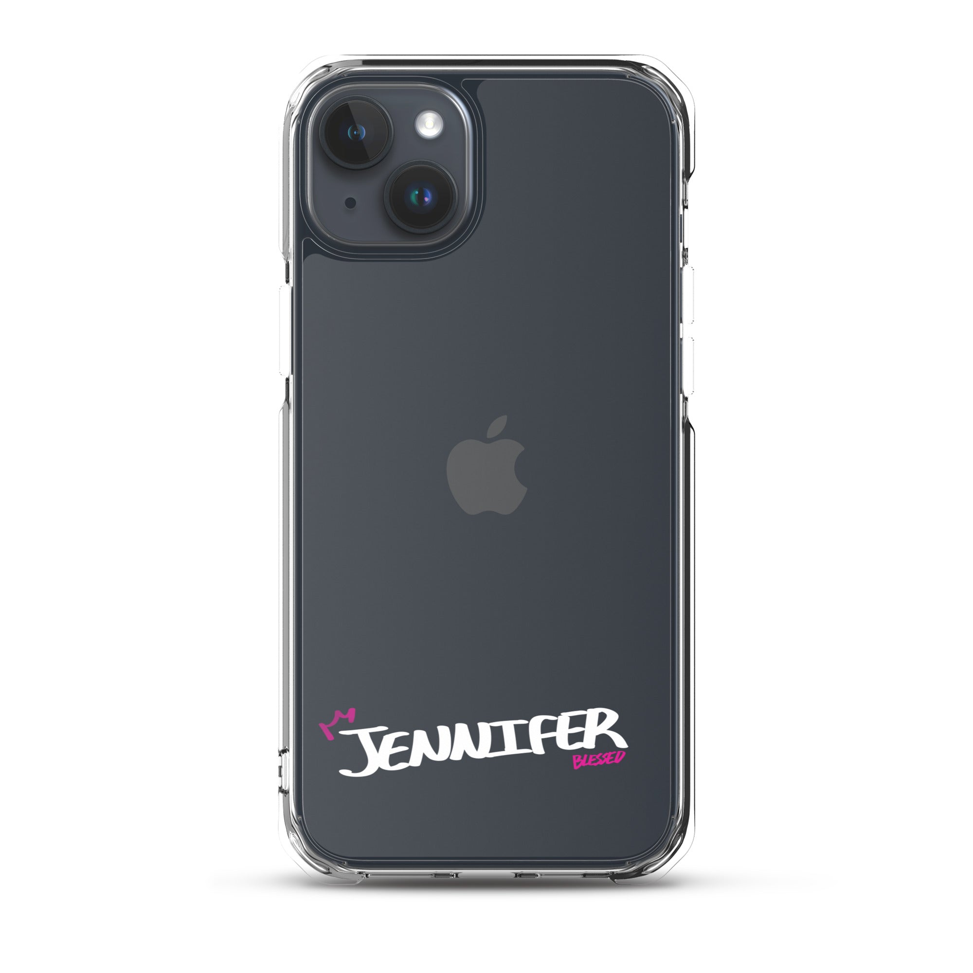 Clear iPhone Case - Jennifer Blessed