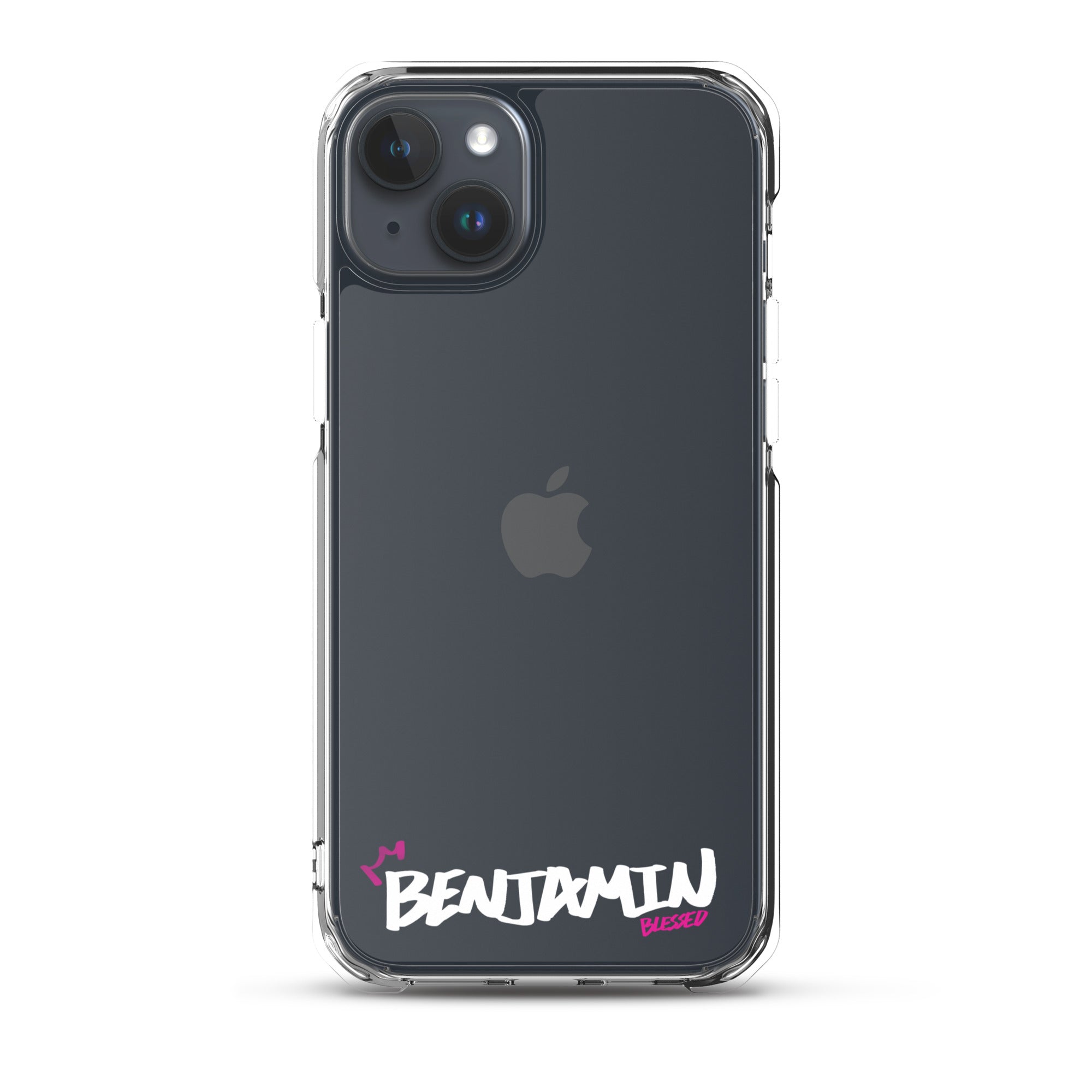 Clear iPhone Case - Benjamin Blessed