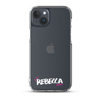 Clear iPhone Case - Rebecca Blessed