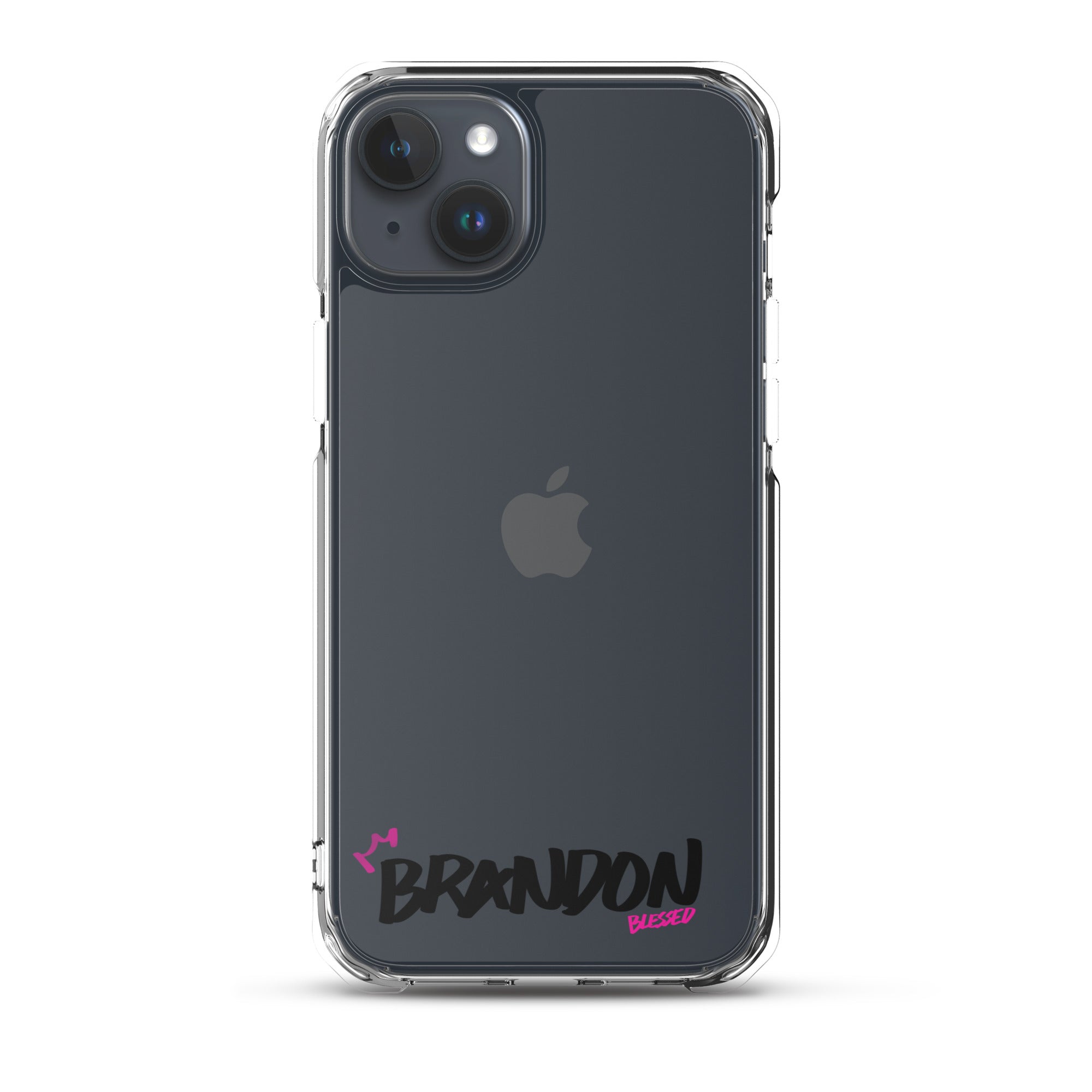 Clear iPhone Case - Brandon Blessed