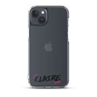 Clear iPhone Case - Claire Blessed