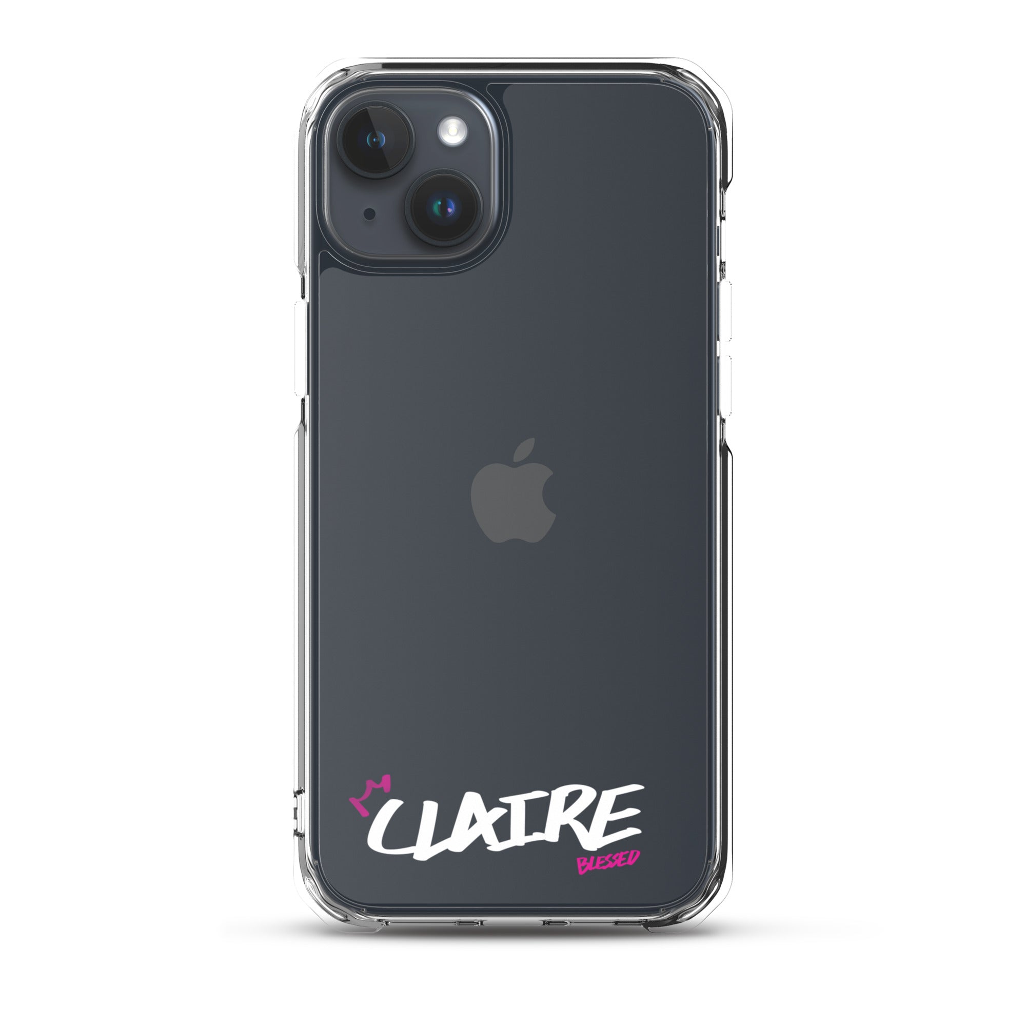 Clear iPhone Case - Claire Blessed